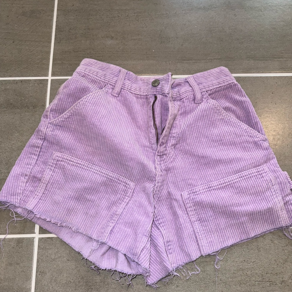 Pacsun purple corduroy shorts size 24